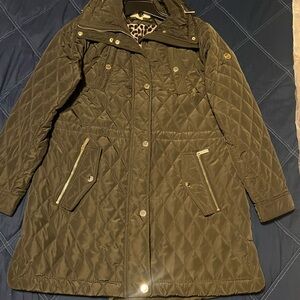 Women's Quilted Jacket - Olive Green